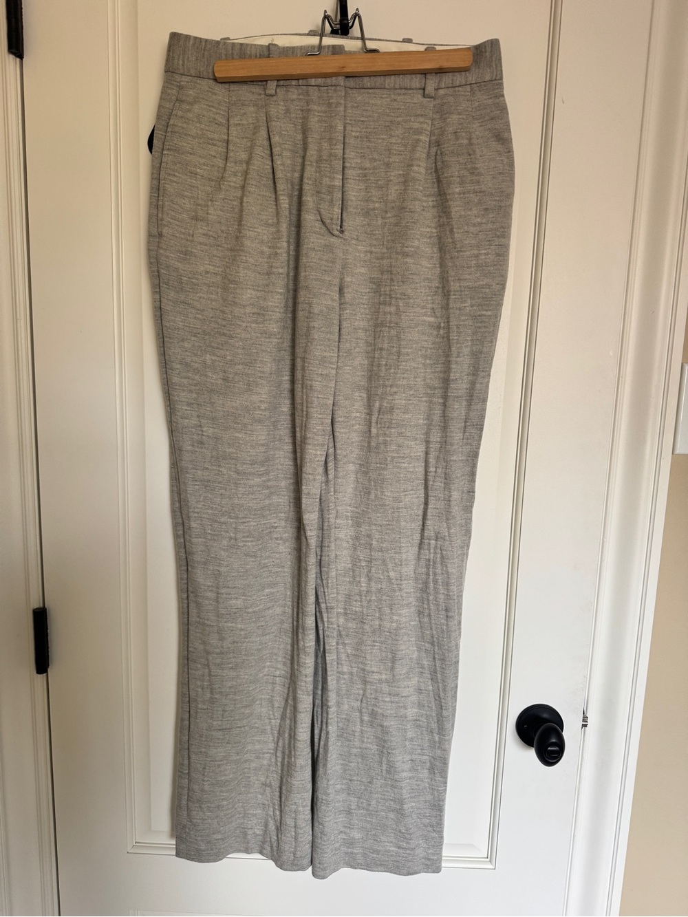rag & bone Heather Gray Wool Blend Trousers